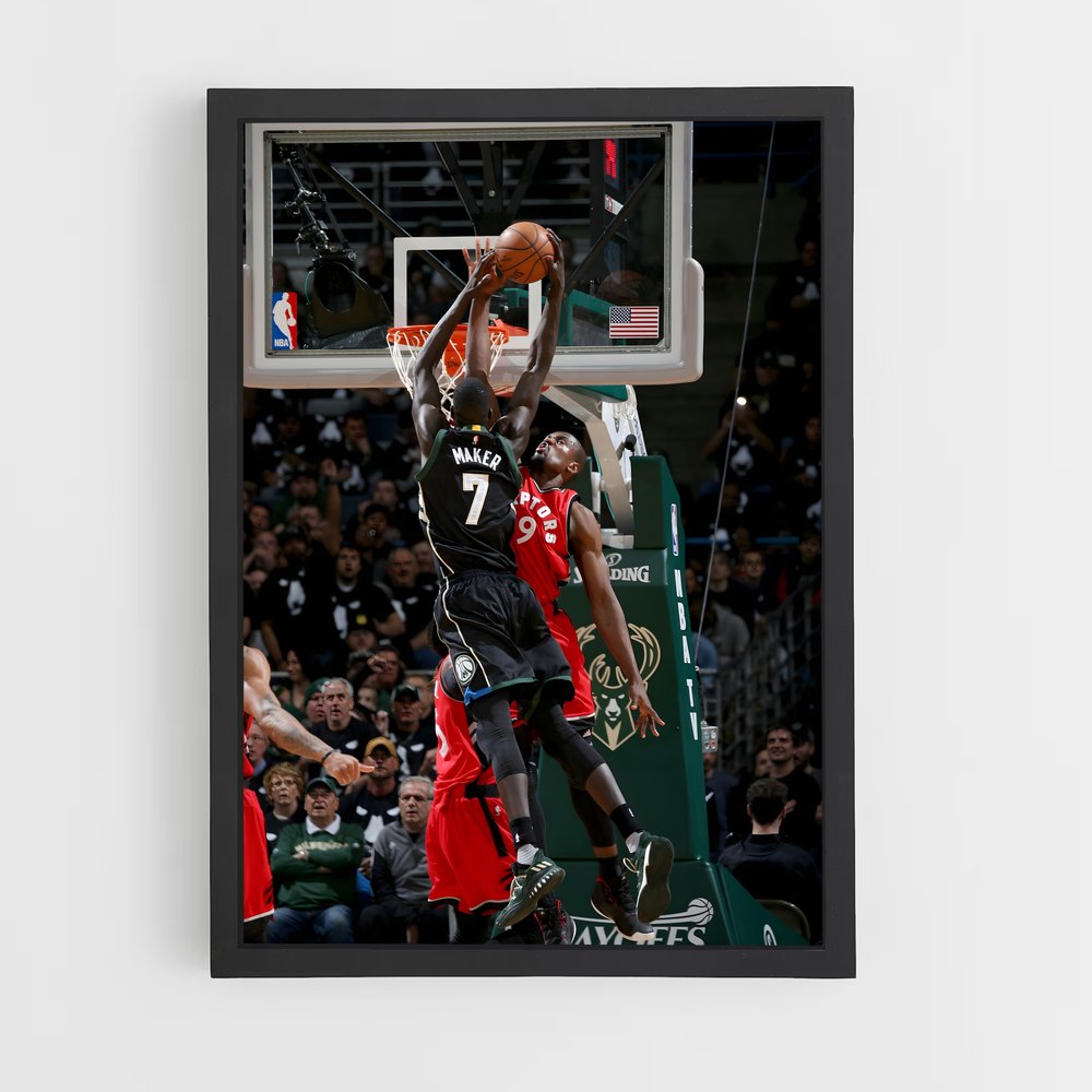 Poster Thon maker – affiche Basketball (vue 2)
